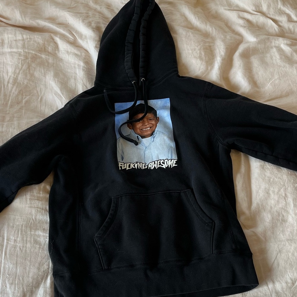 Fucking Awesome Louie Lopez Class Photo Black Hoodie Men’s Size M
